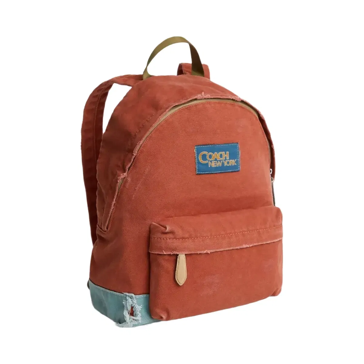 Coach Tyler Backpack In Loved Canvas in Silver 1941 Saddle Multi
