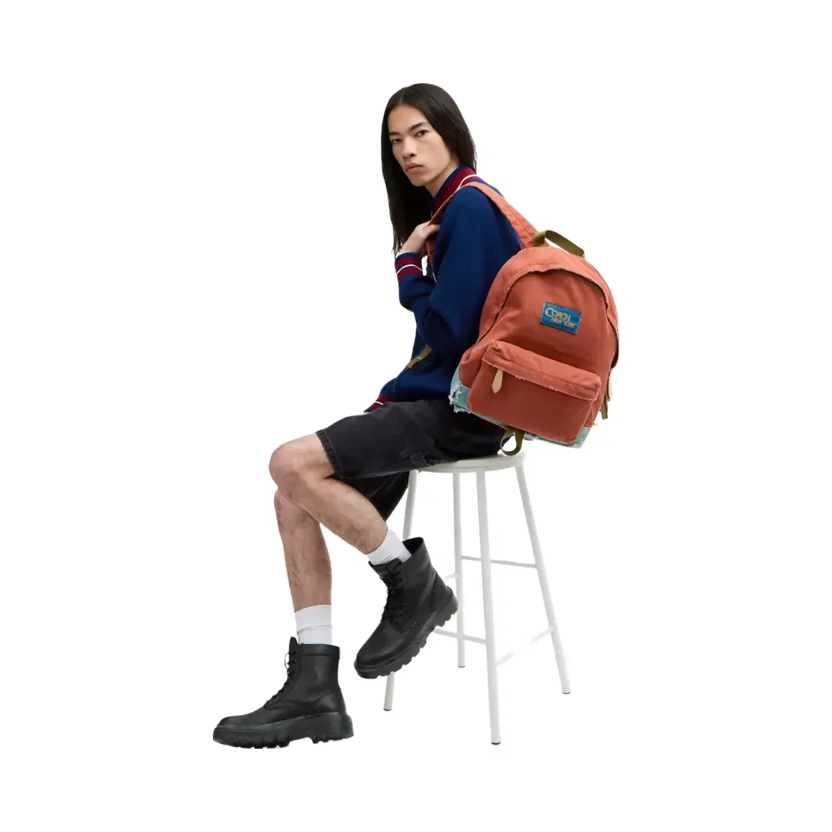 Coach Tyler Backpack In Loved Canvas in Silver 1941 Saddle Multi