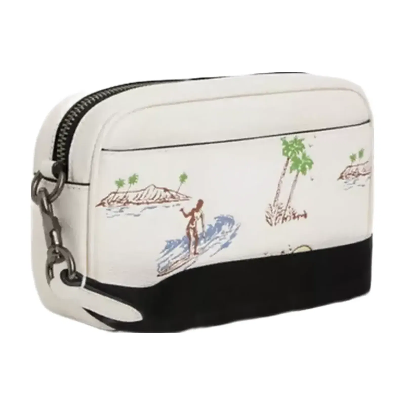 Coach Jayden Crossbody Bag With Surf Print in Gunmetal Chalk Multi