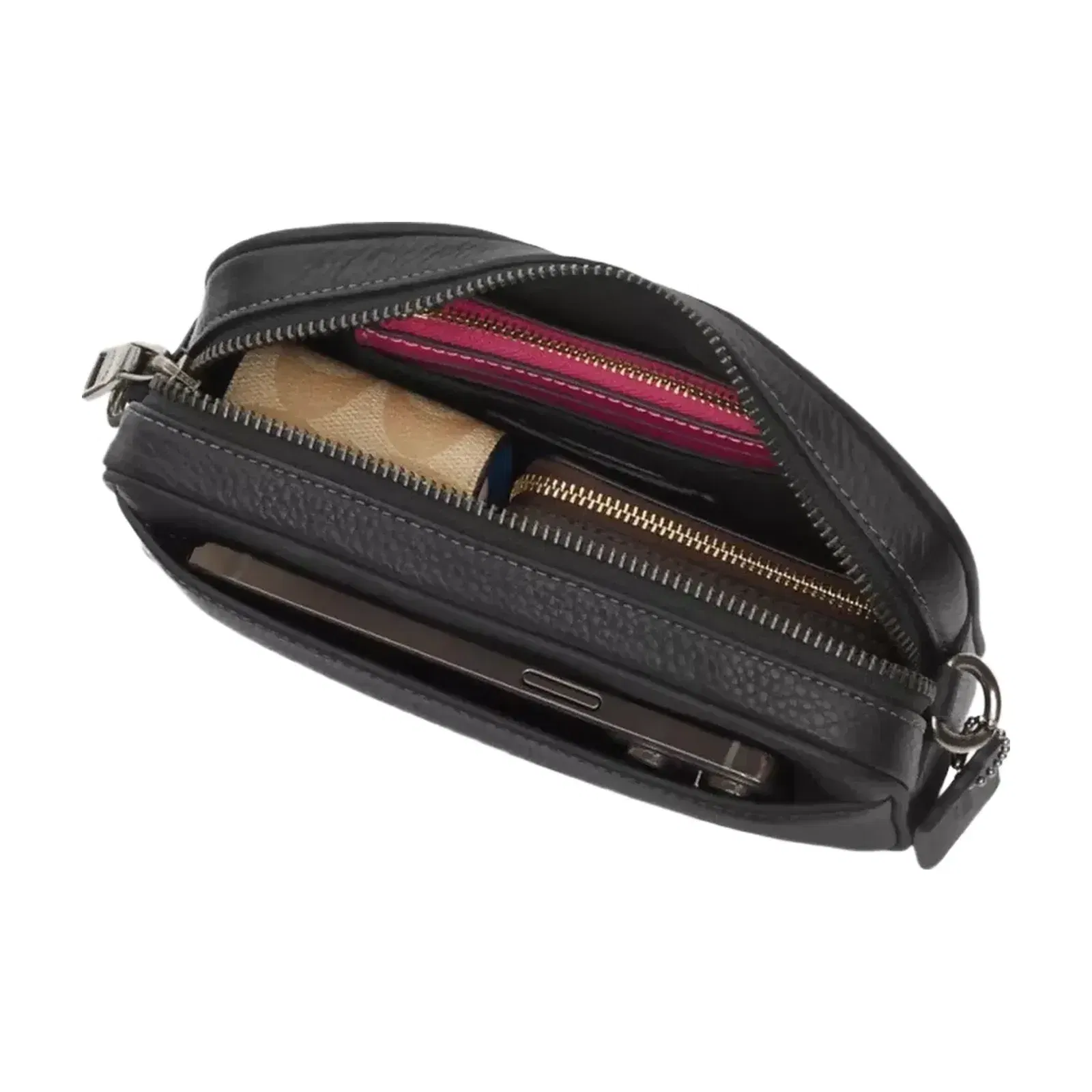 Coach Jayden Crossbody Bag With Surf Print in Gunmetal Chalk Multi