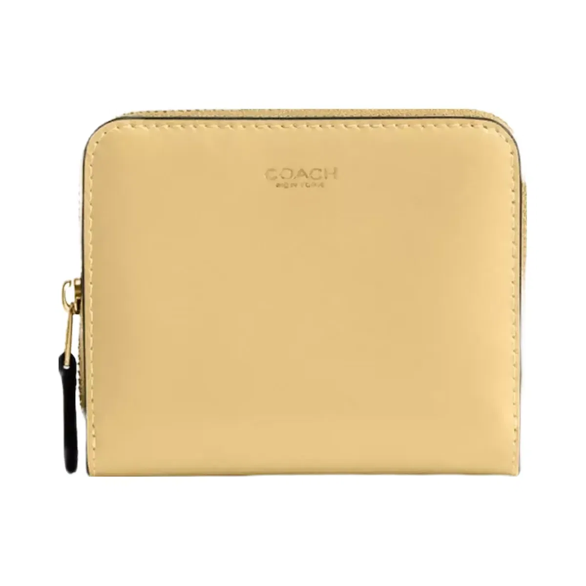 Coach New York Billfold Wallet in Brass Vanilla