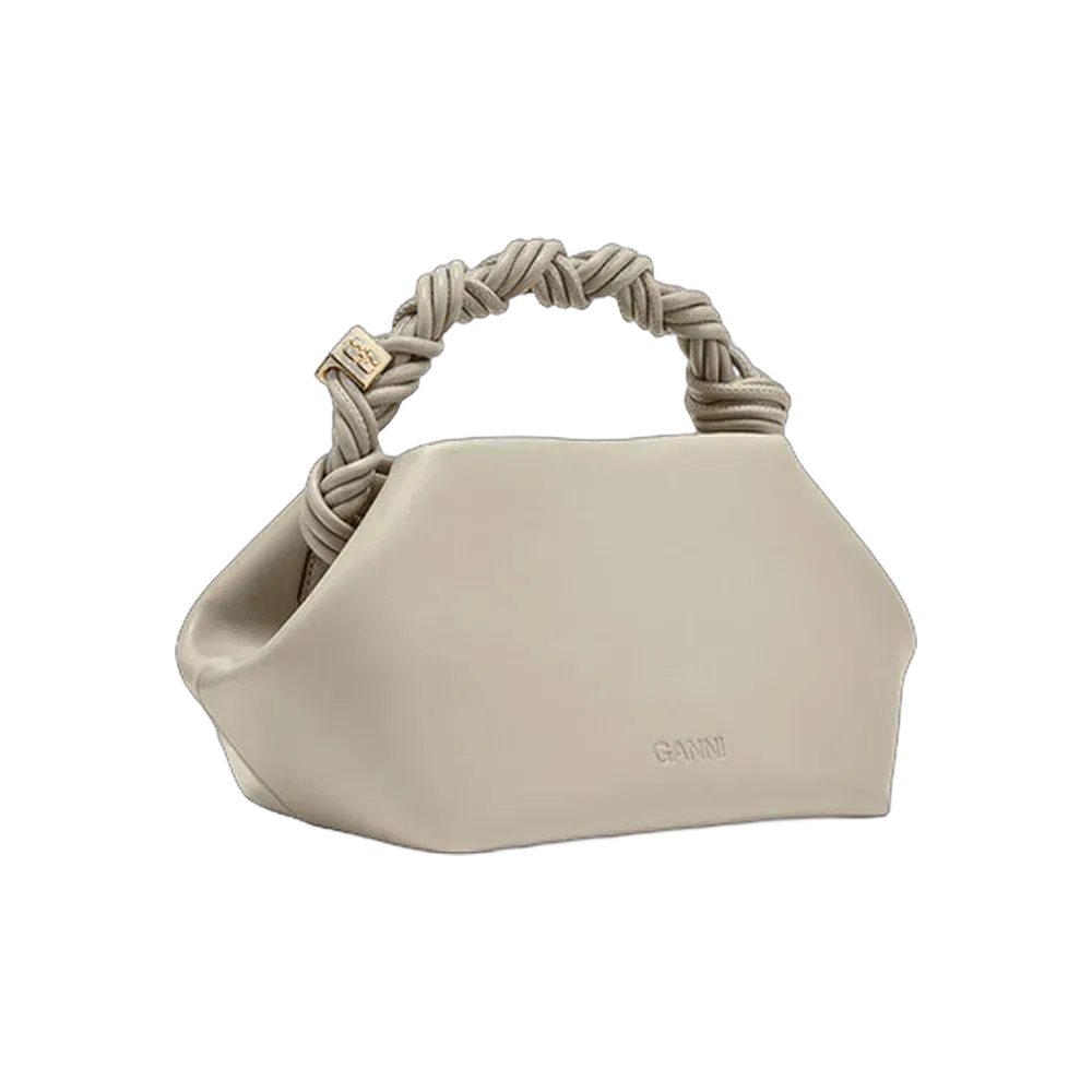 Ganni Light Grey Small Bou Bag