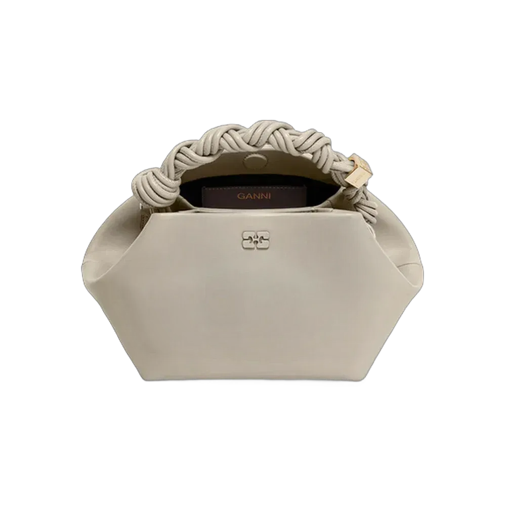 Ganni Light Grey Small Bou Bag