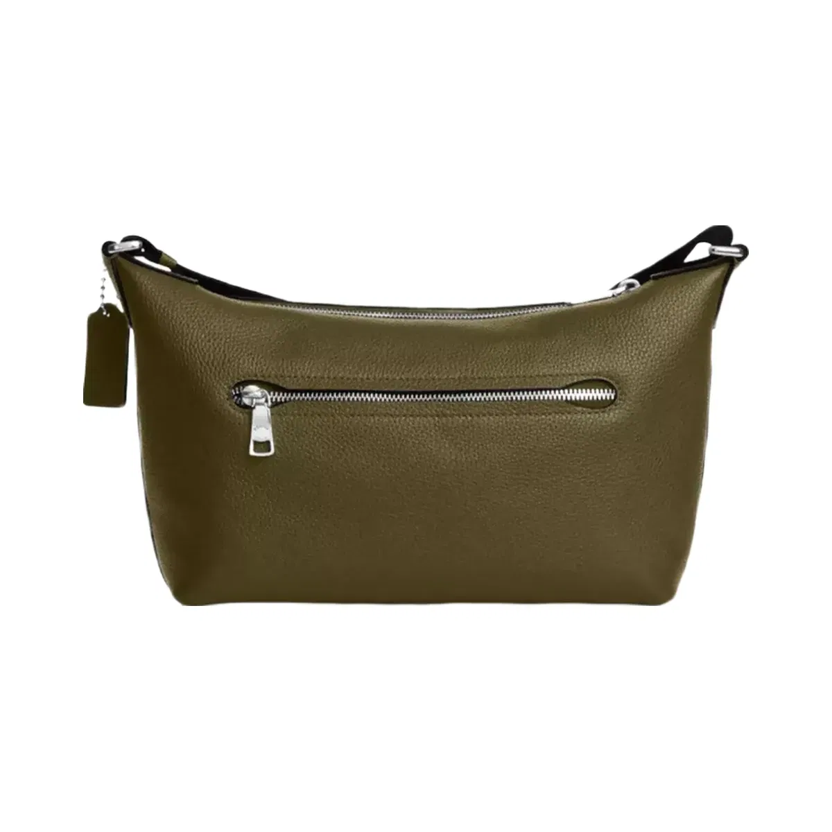 Coach Small Finn Crossbody Bag With Pouch in Silver Olive