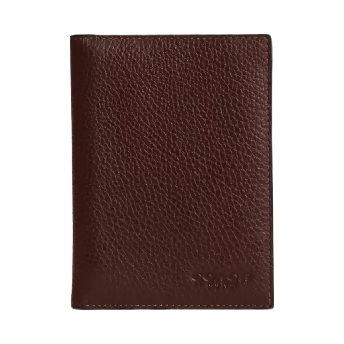 Coach Passport Card Case in Silver Maple
