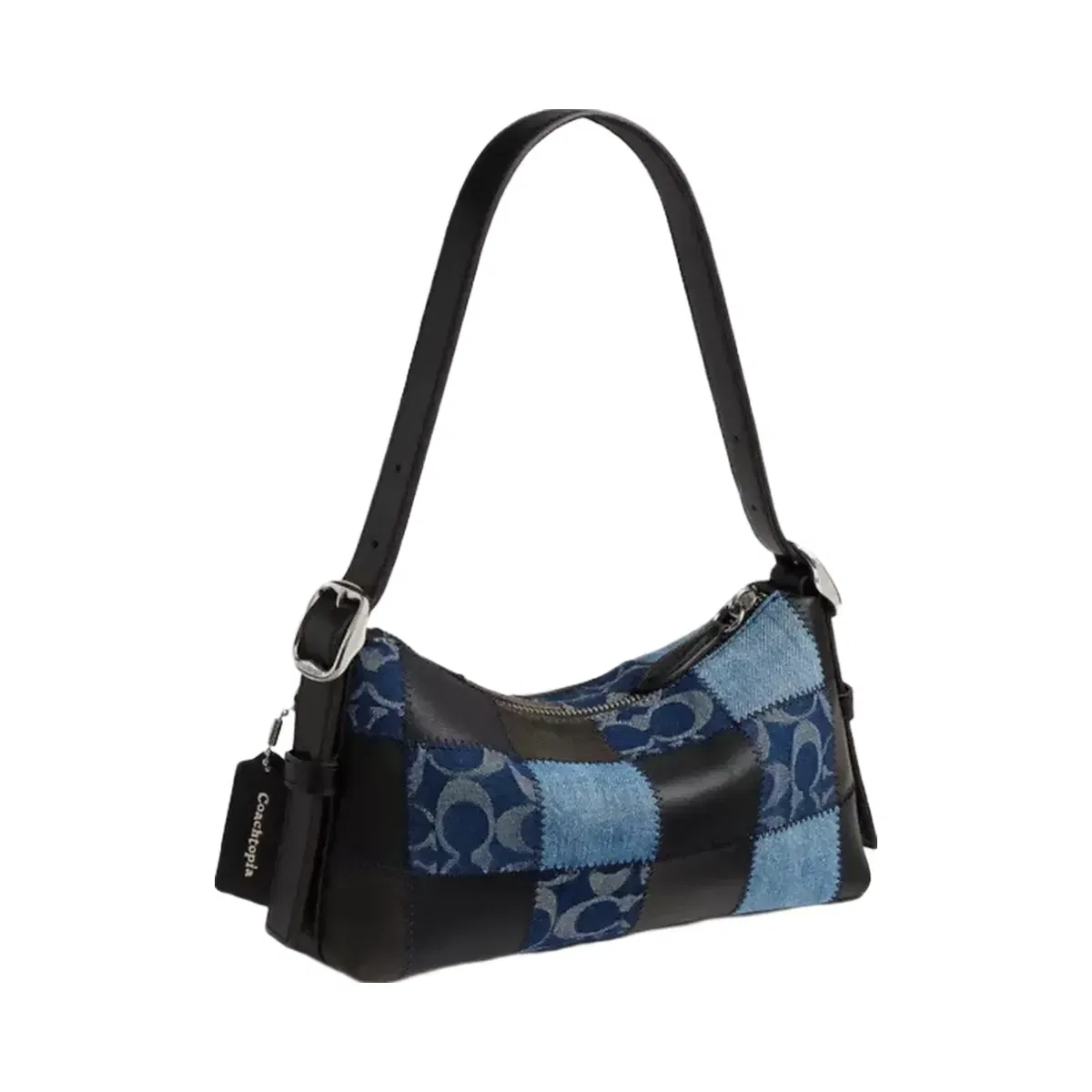 Coach Alter/Ego Small Slouchy Shoulder Bag in Denim Black