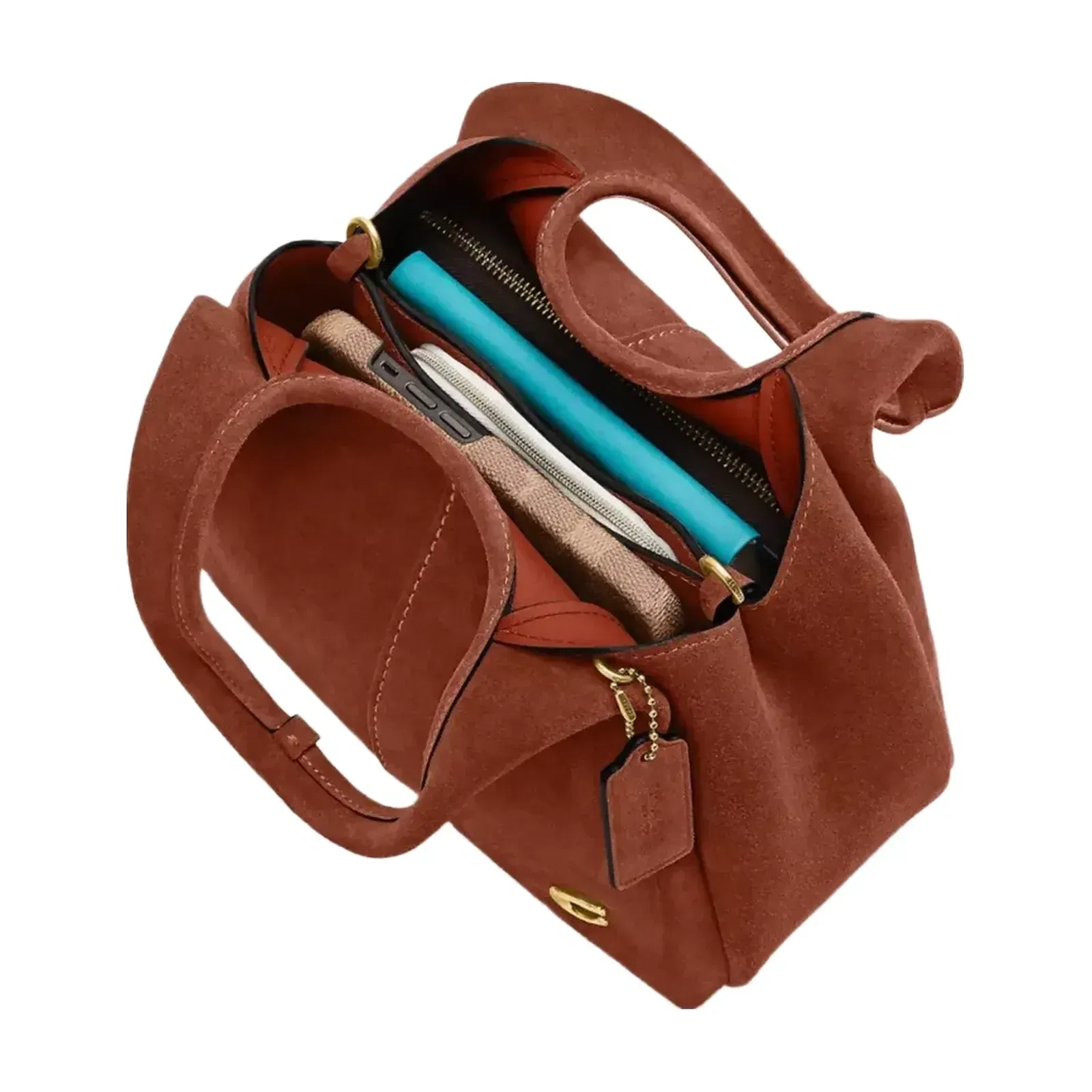 Coach Lana Shoulder Bag 23 in Brass Clay
