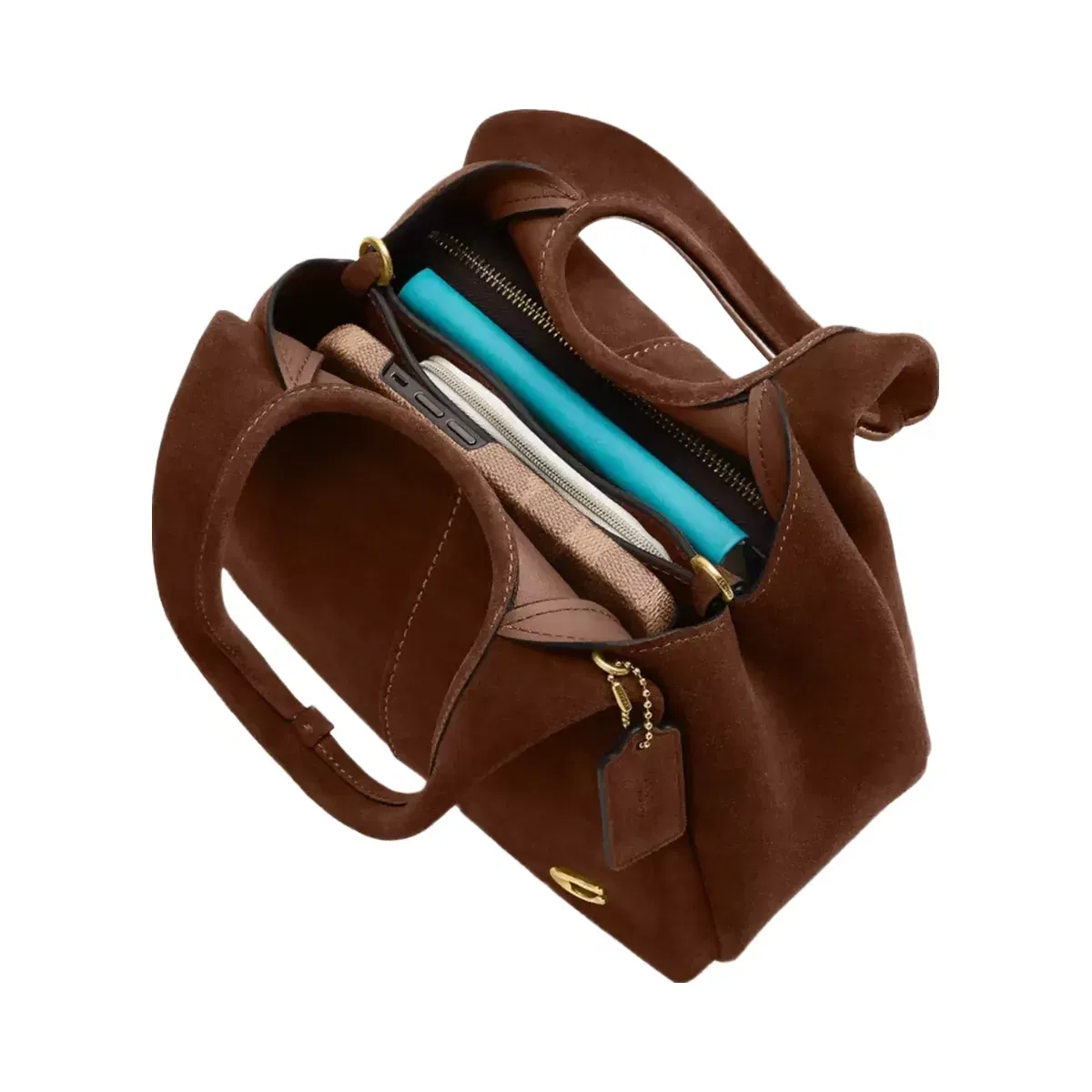 Coach Lana Shoulder Bag 23 in Brass Warm Brown