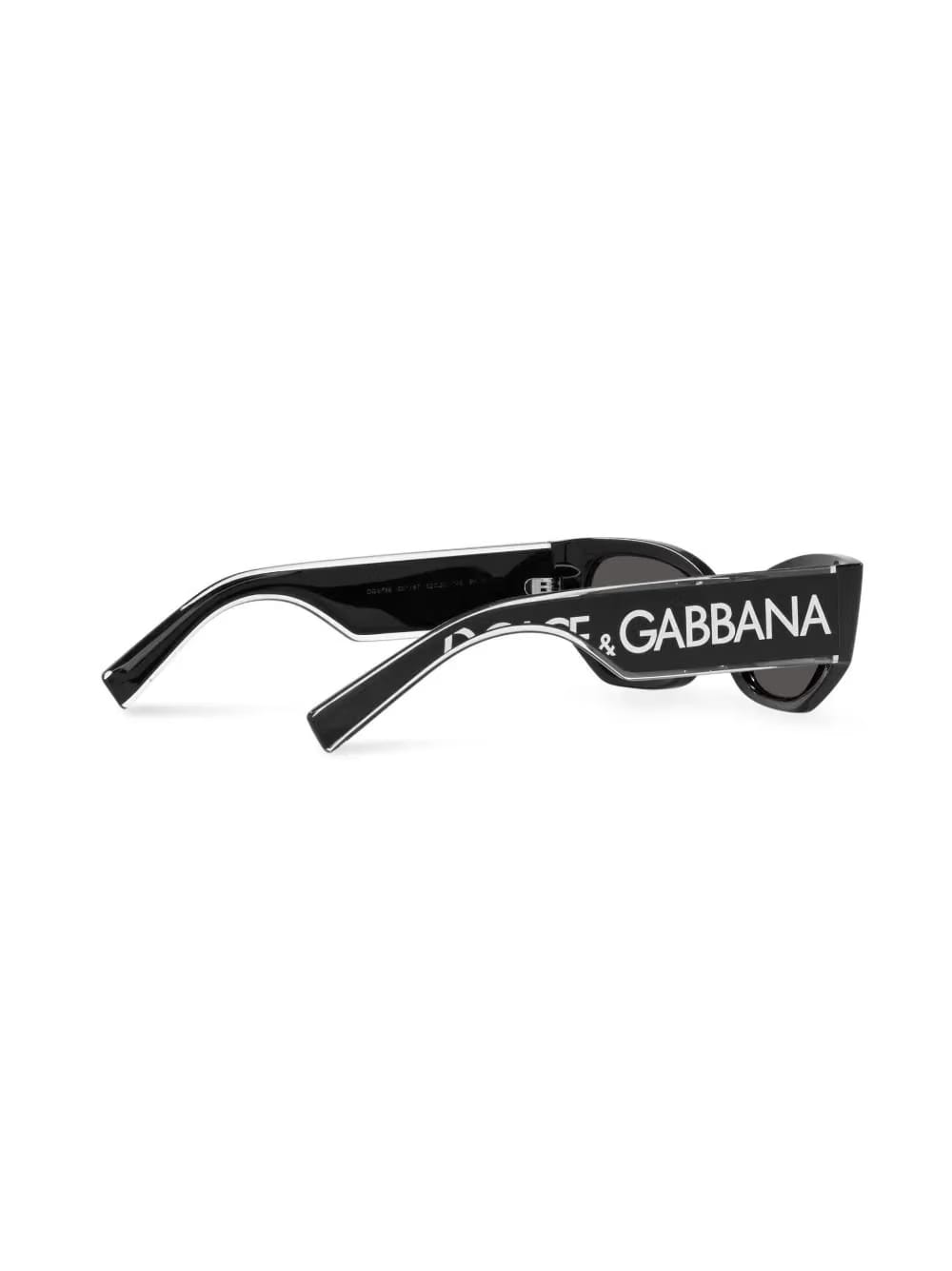 cat-eye frame logo-print sunglasses
