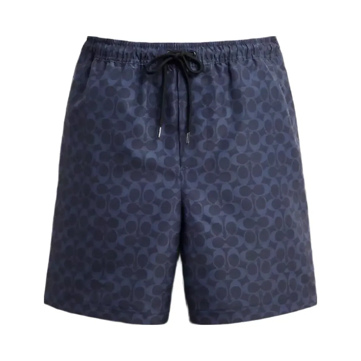 Coach Signature Swim Trunks In Recycled Polyester in Navy