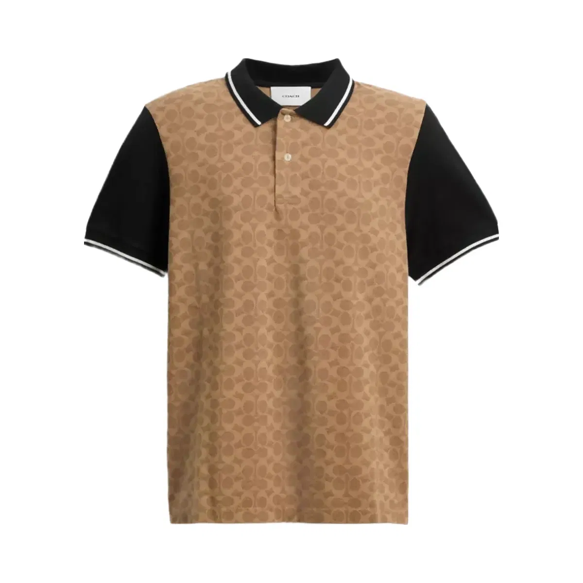 Coach Signature Polo in Tan Signature