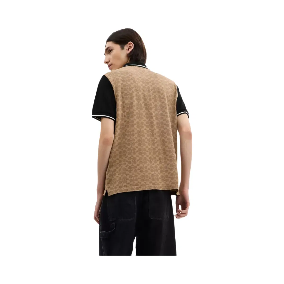 Coach Signature Polo in Tan Signature