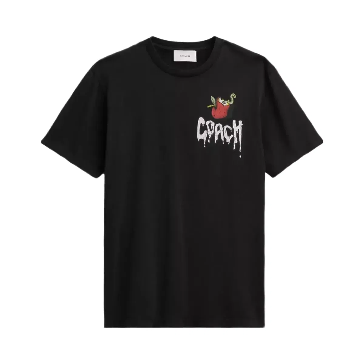 Coach Apple Classic T-Shirt In Organic Cotton in Black