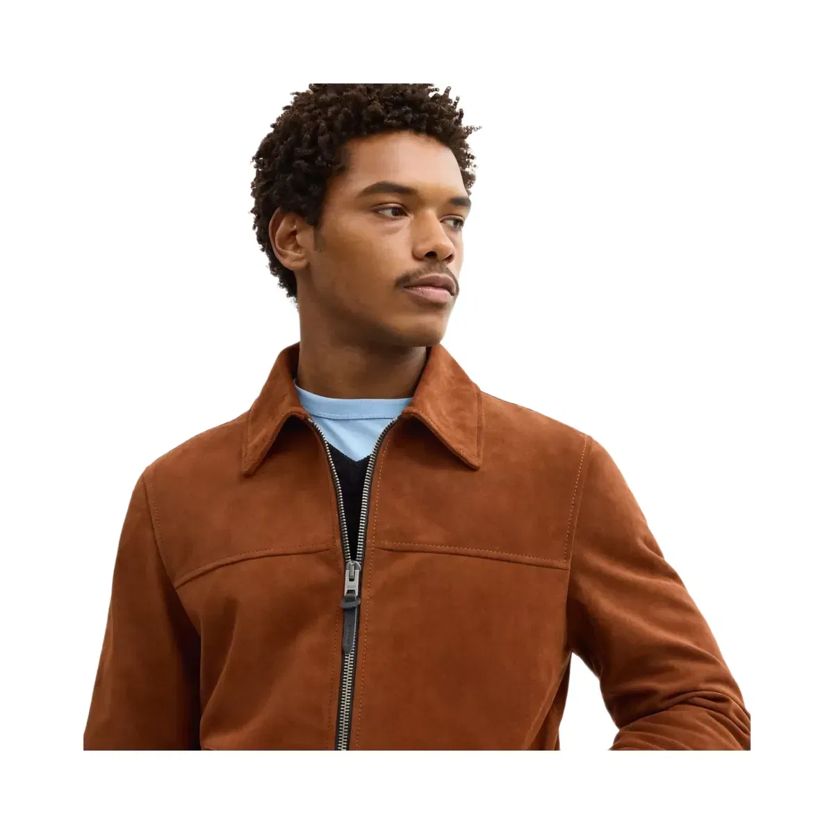 Coach Suede Jacket in Brown