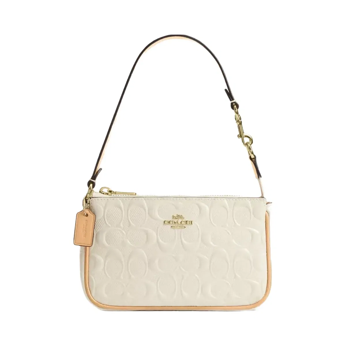 Coach Nolita 19 In Signature Leather With Charms Gold Light Lemon