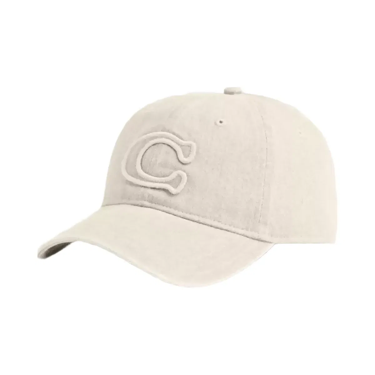 Coach Signature Patch Baseball Hat in Chalk