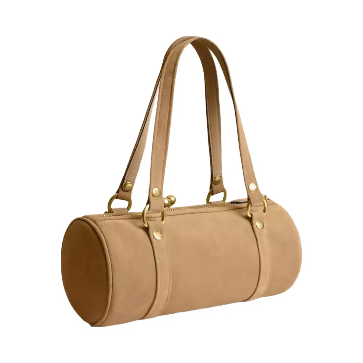 Coach Kisslock Barrel Bag in Brass Soul