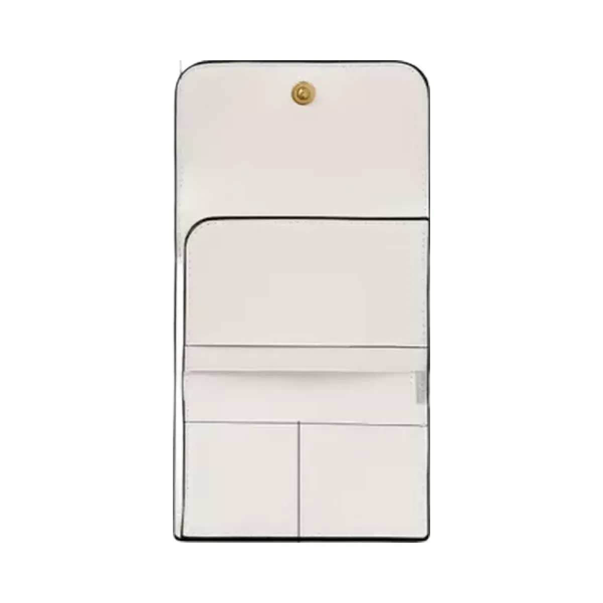 Coach Essential Card Holder Wallet in Brass Chalk