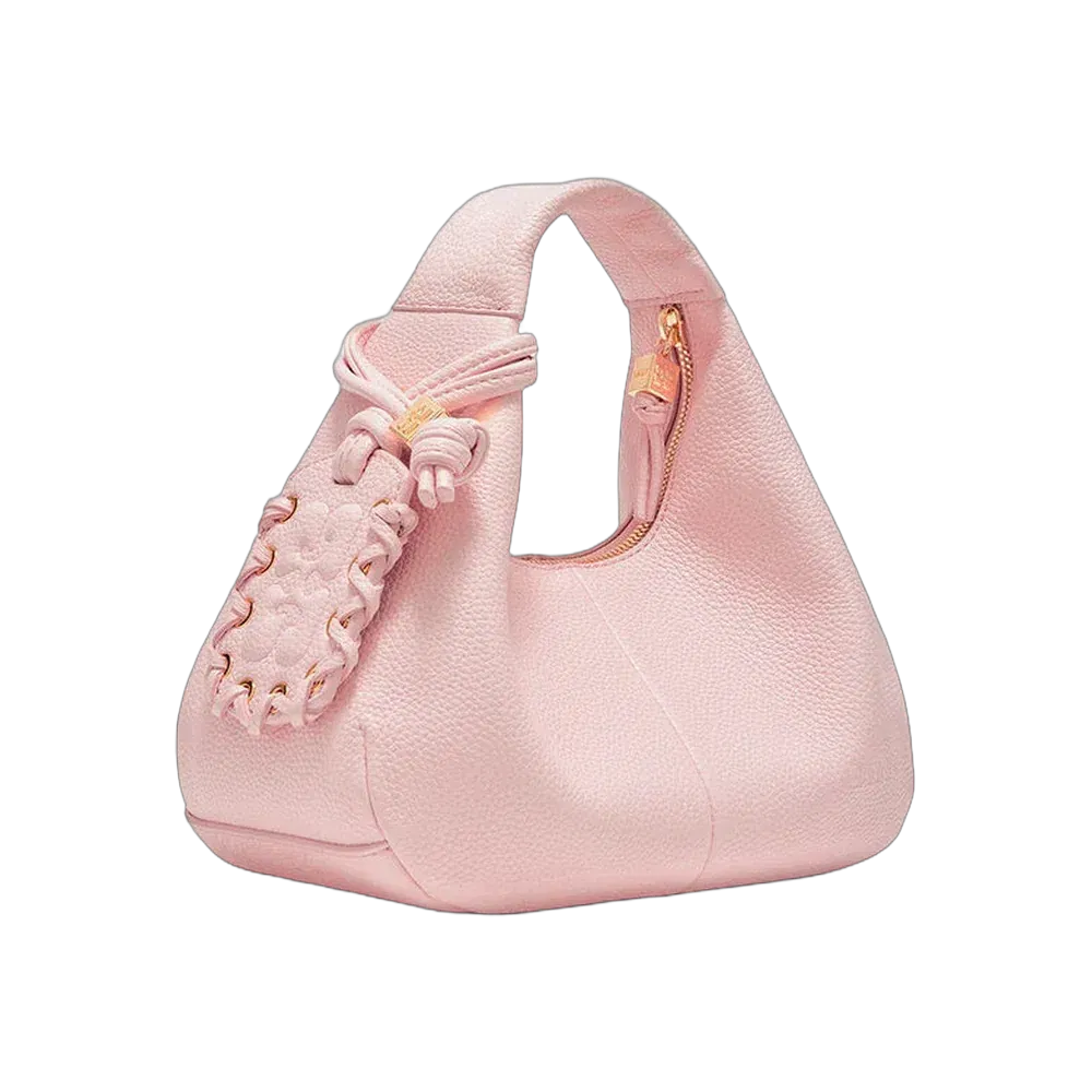 Ganni Grained Mini Hobo Bag