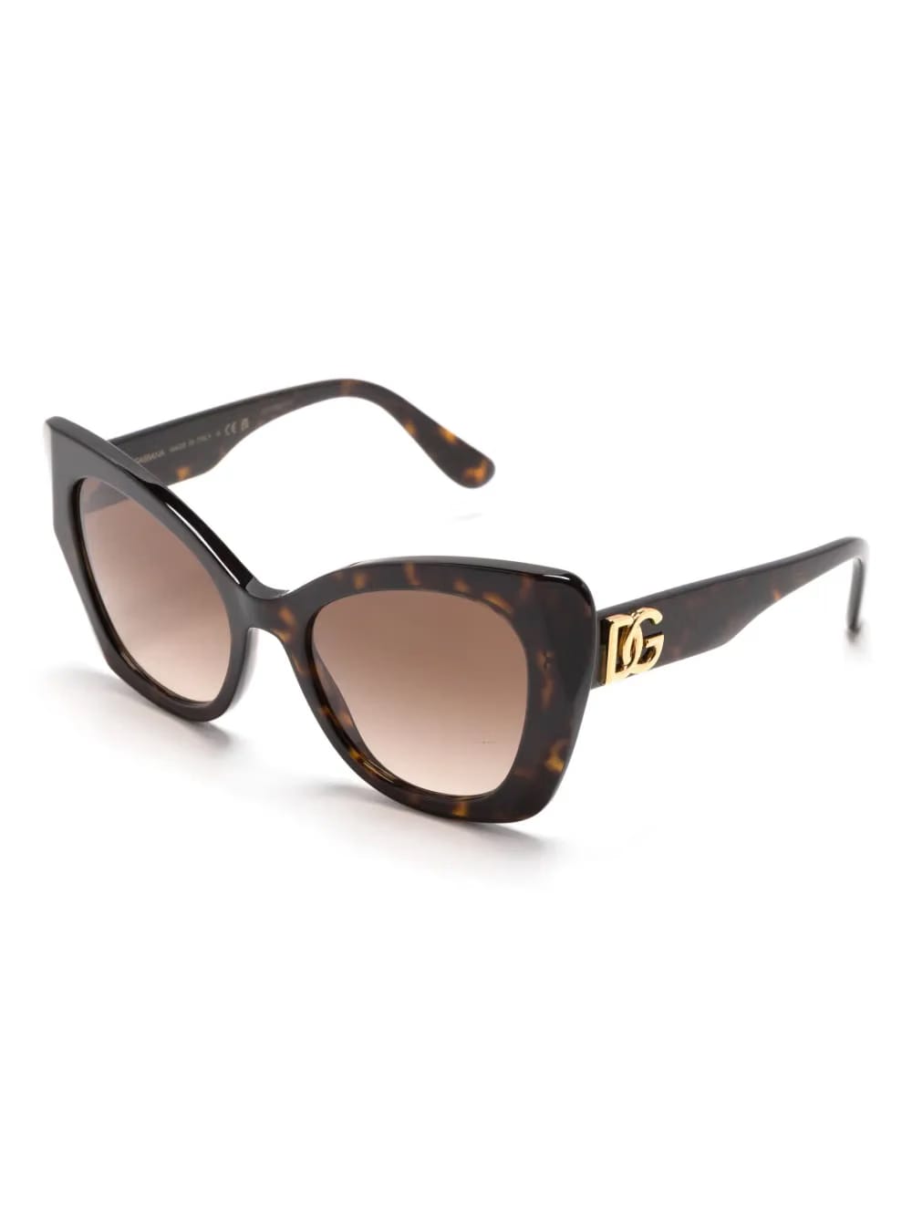 logo-plaque butterfly-frame sunglasses