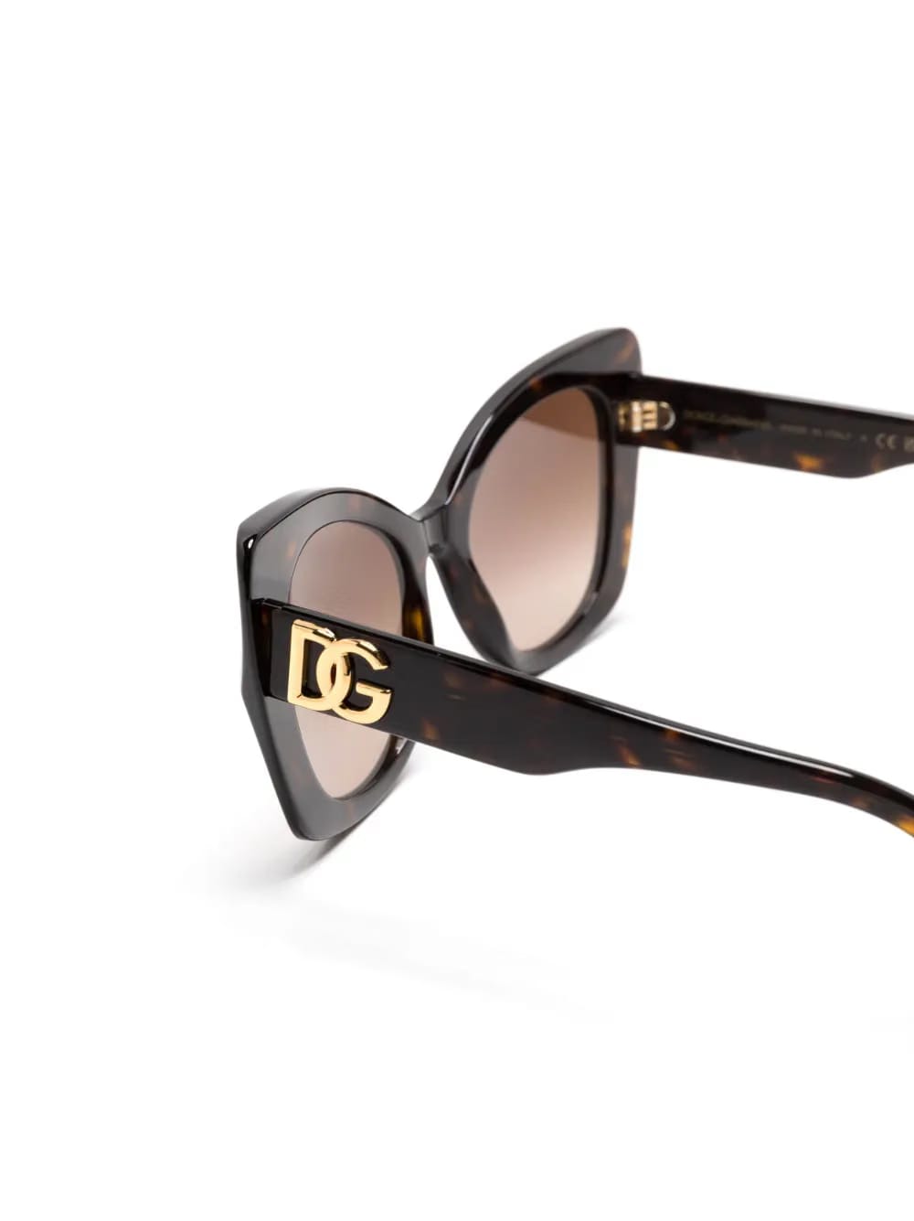 logo-plaque butterfly-frame sunglasses