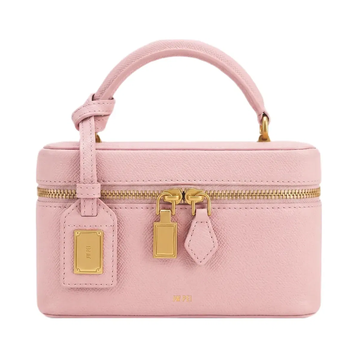JW PEI Cleo Box Shape Top Handle Bag Pink
