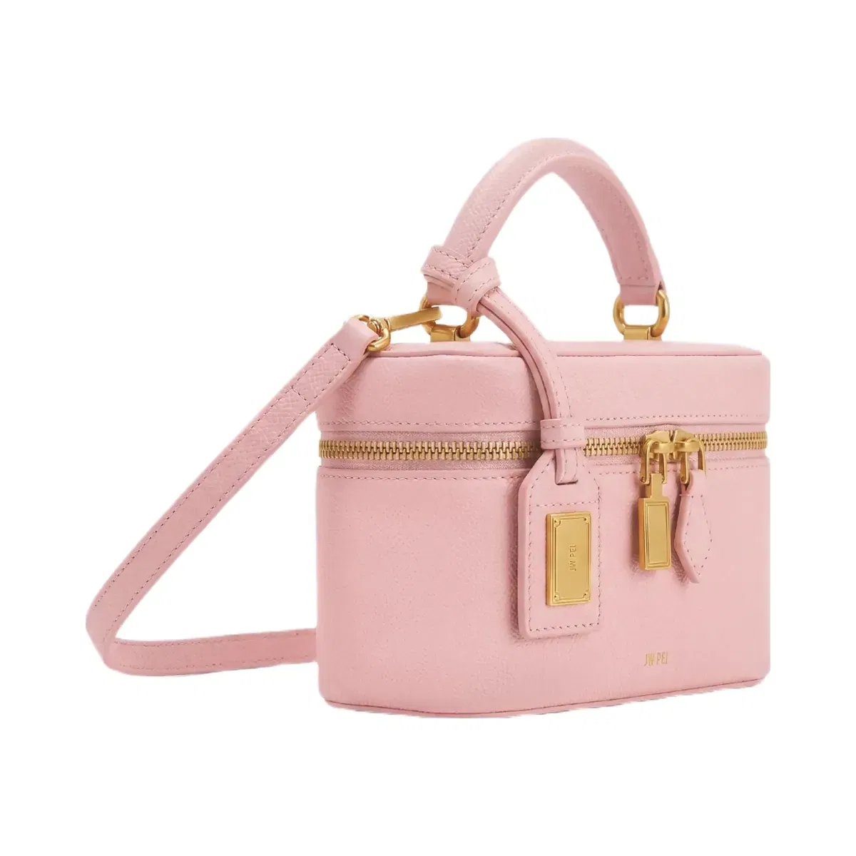 JW PEI Cleo Box Shape Top Handle Bag Pink