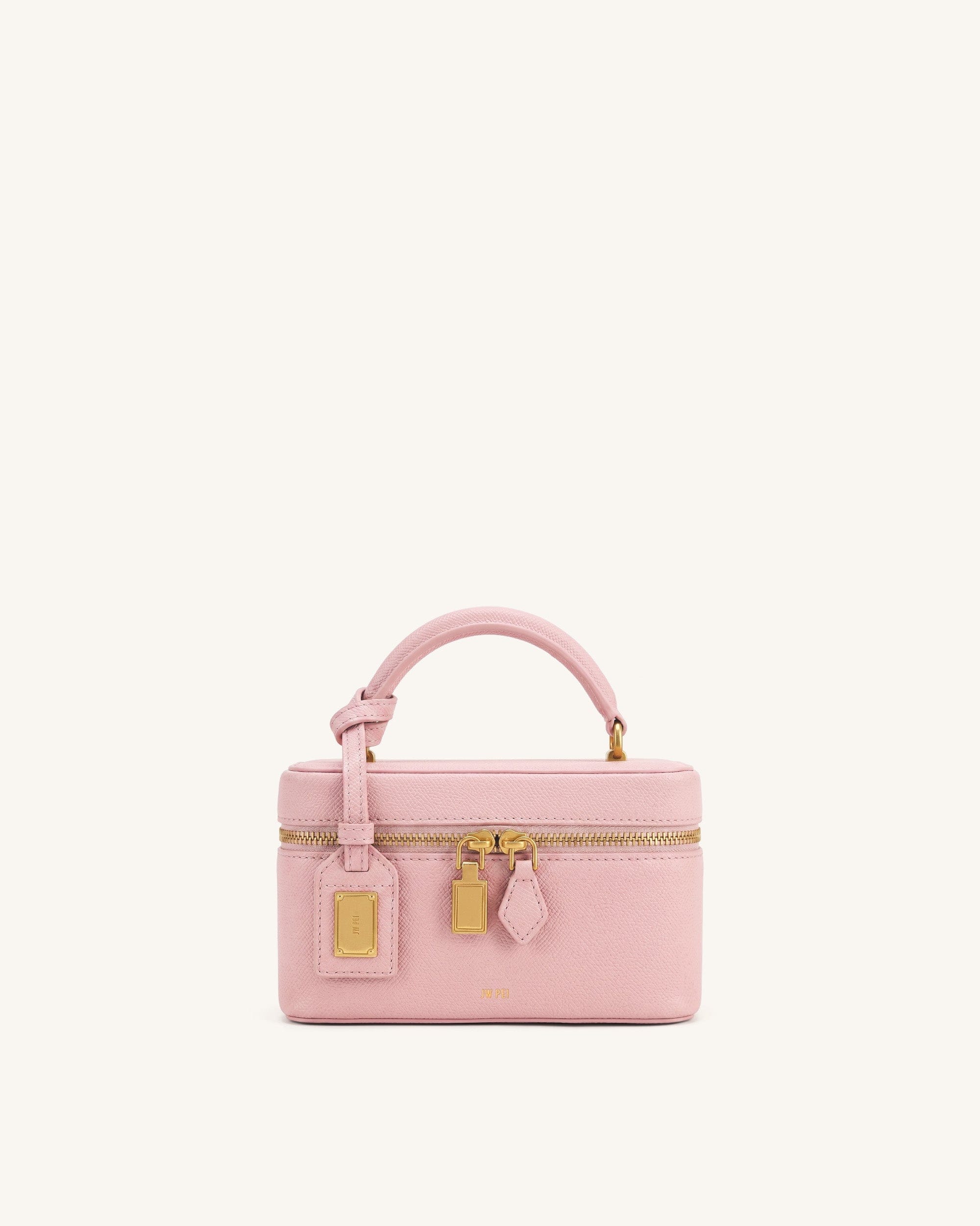 JW PEI Cleo Box Shape Top Handle Bag Pink