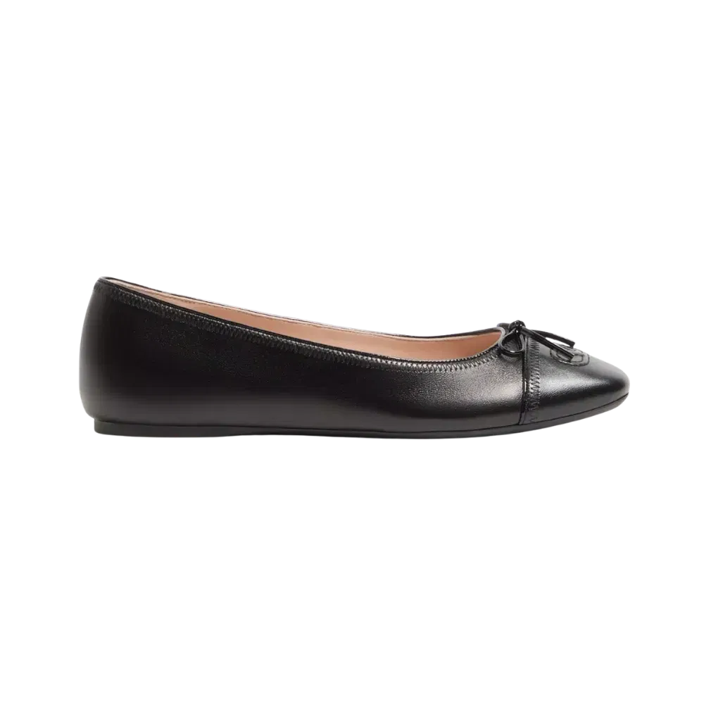 Valentino VLogo Signature Ballerina In Nappa 05mm Black