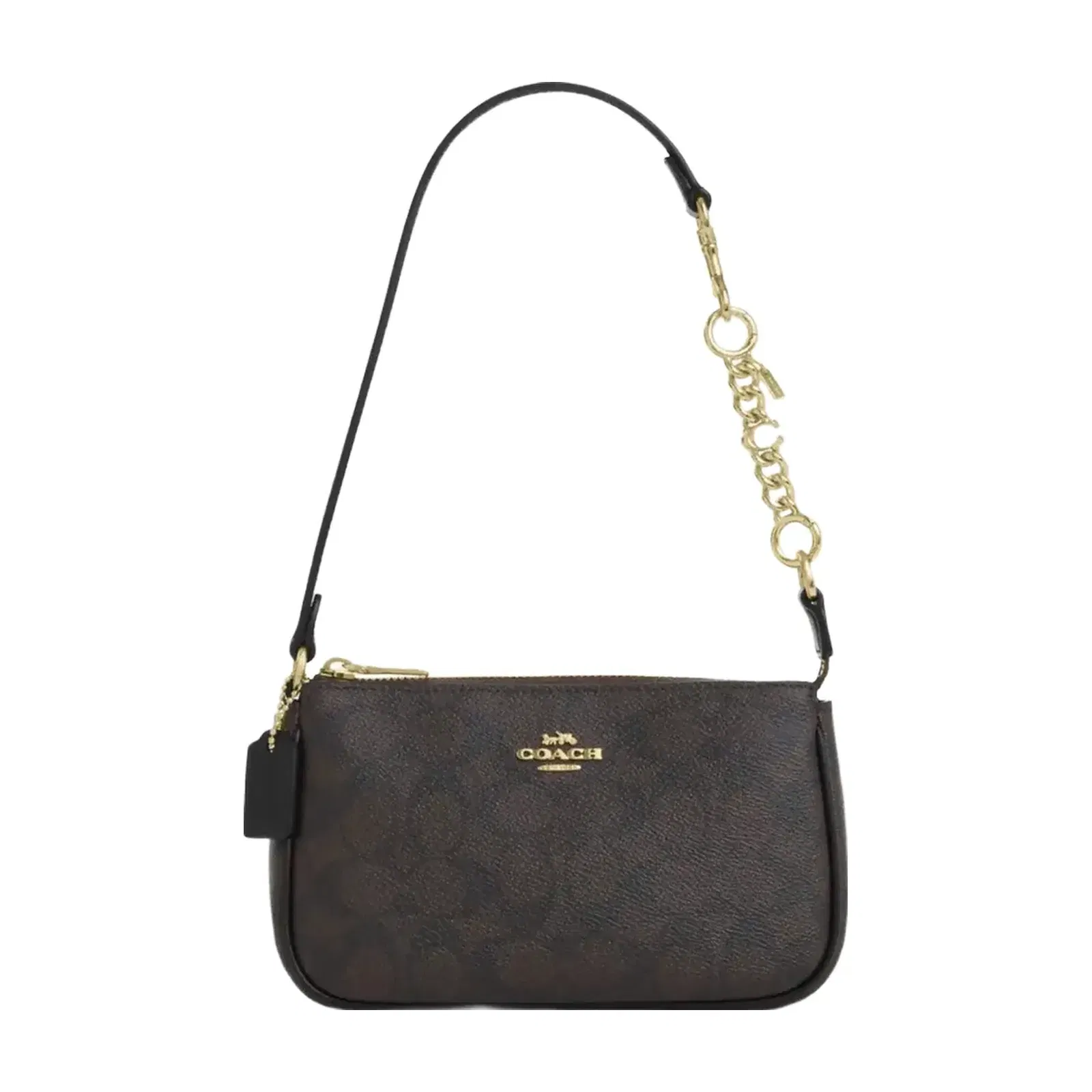 Coach Signature Strap Extender in Gold Gold