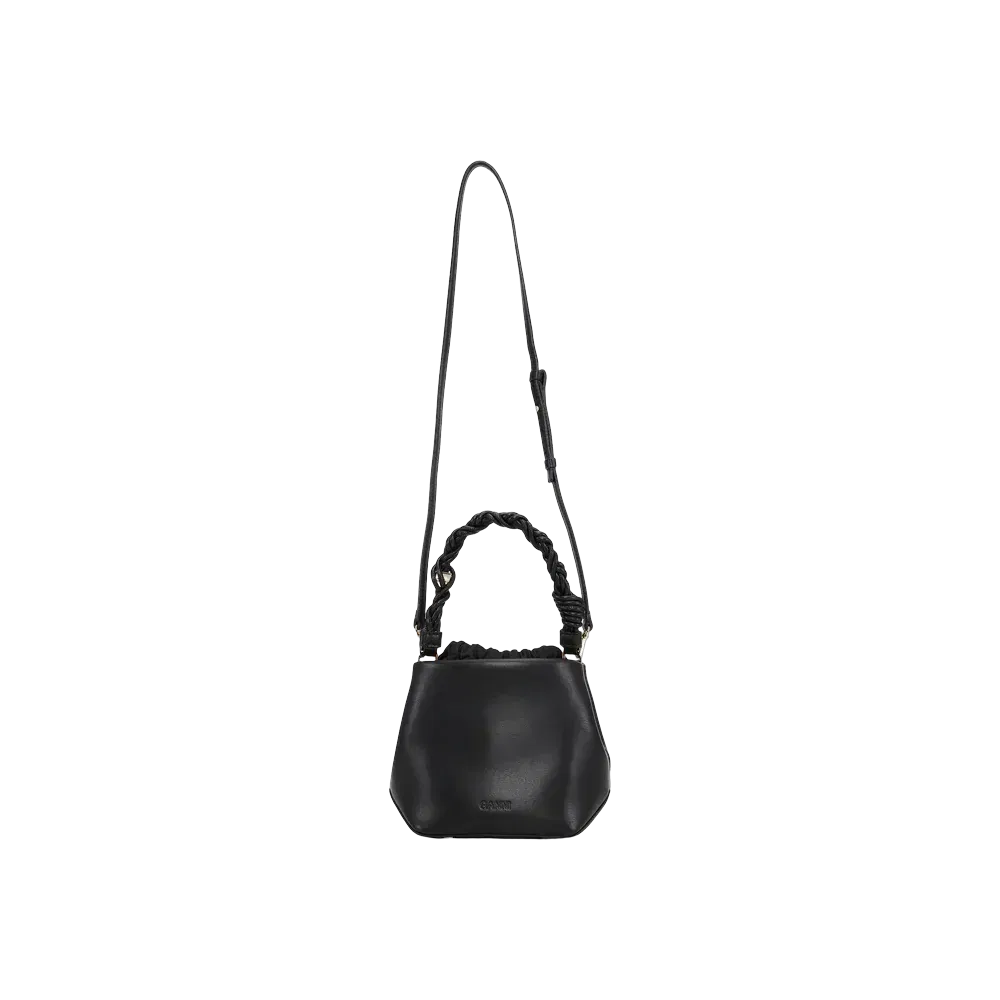 Ganni Black Bou Bucket Bag