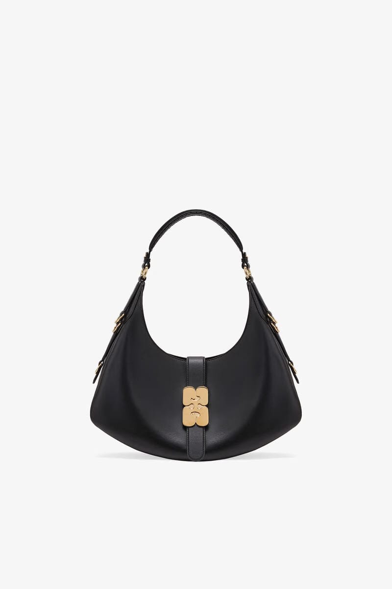 Ganni Black Small Kat Bag