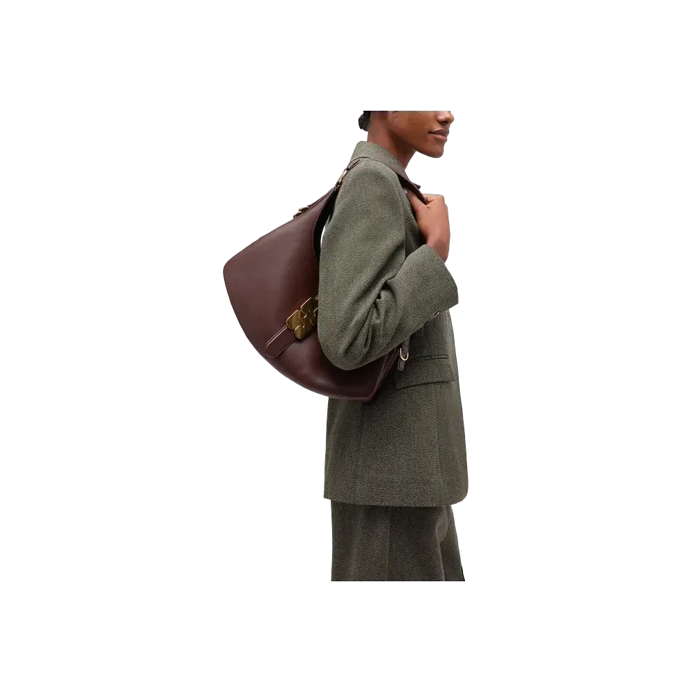 Ganni Brown Small Kat Bag