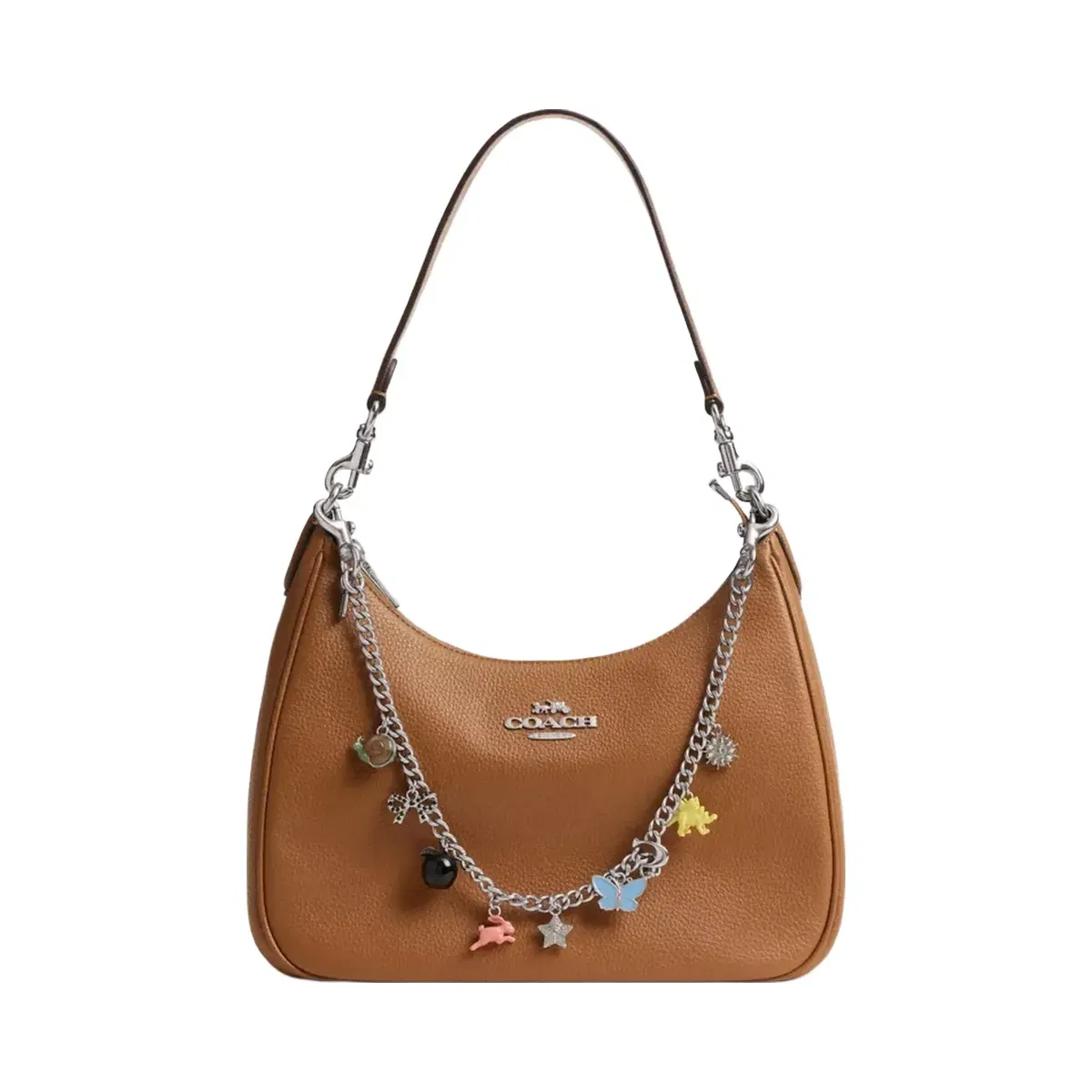 Coach Chain Strap With Charms in Silver Multi