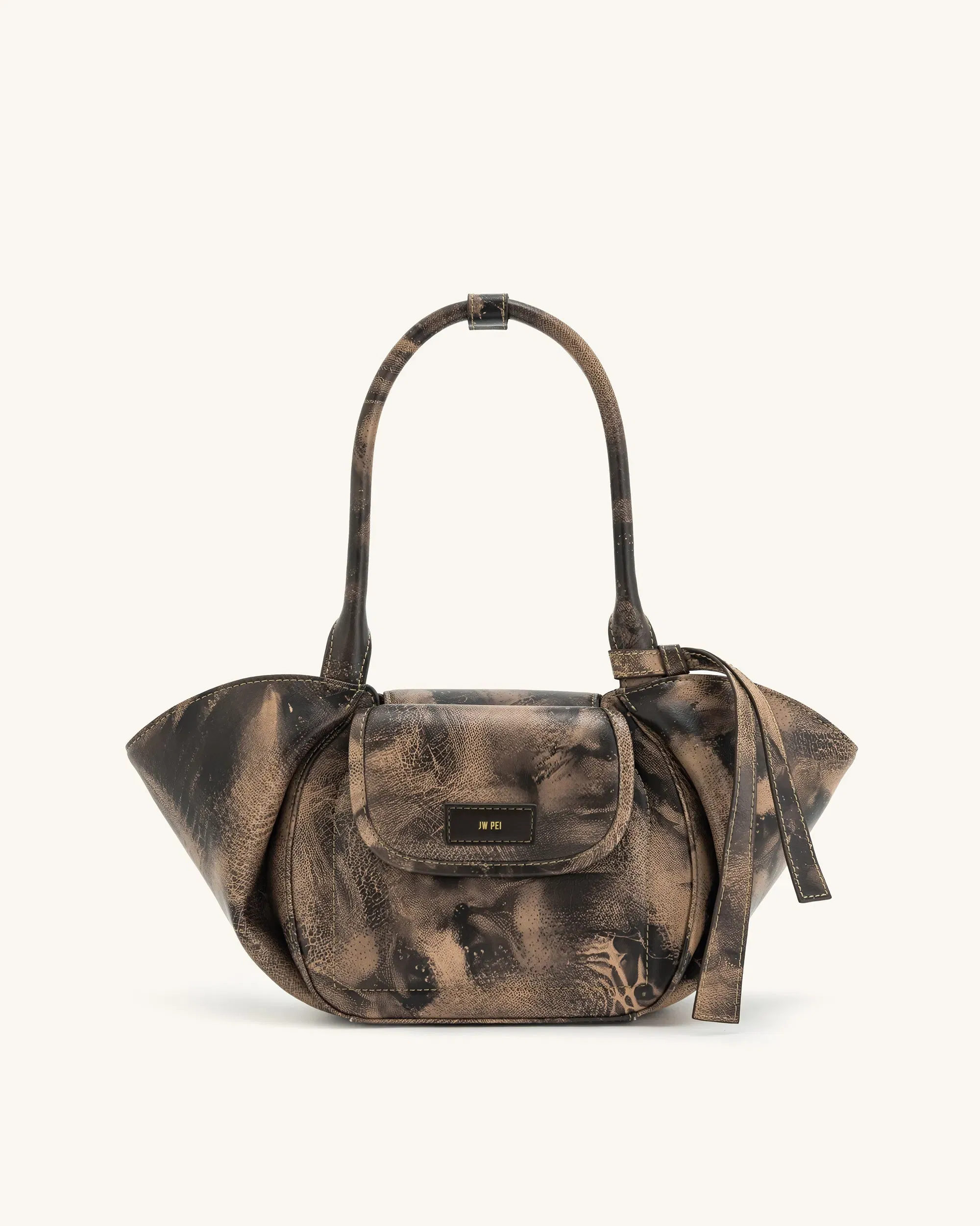 JW PEI Zoey Pockets Shoulder Bag Brown