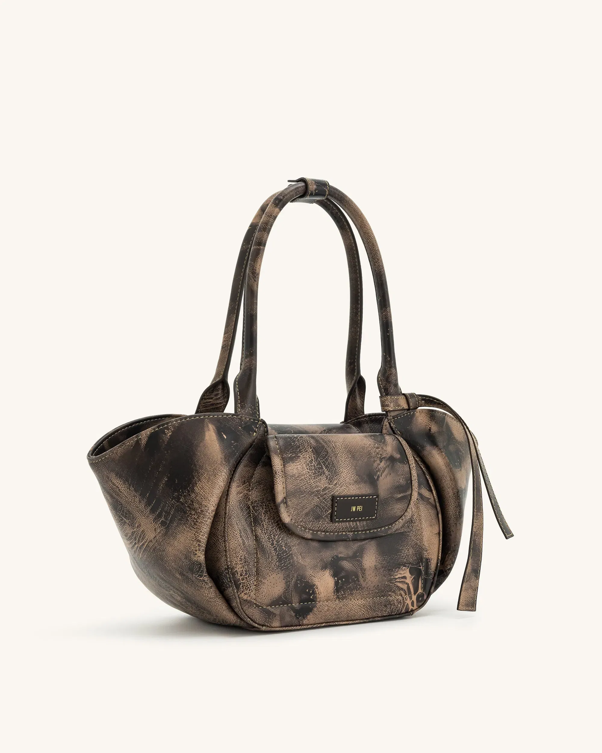 JW PEI Zoey Pockets Shoulder Bag Brown
