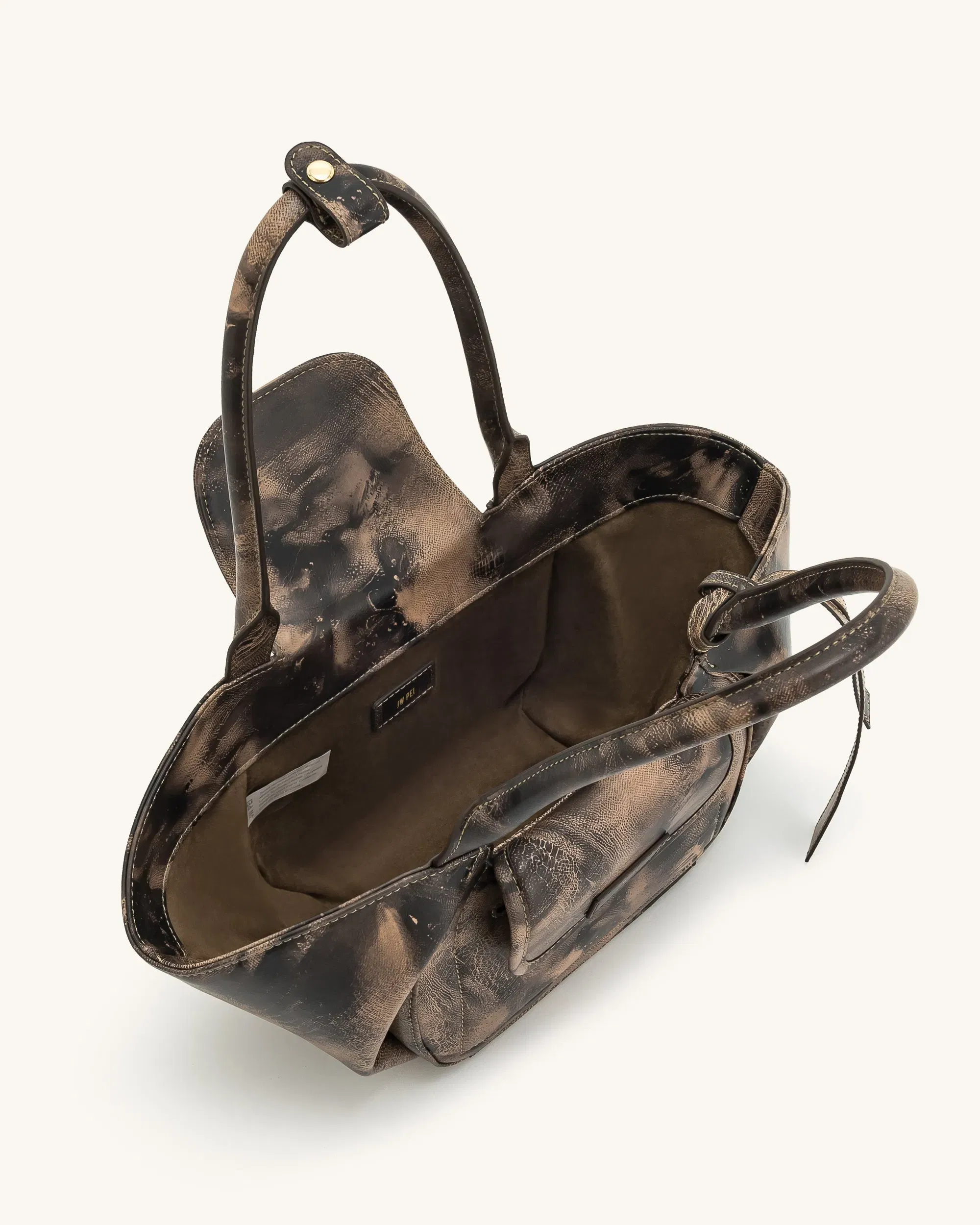 JW PEI Zoey Pockets Shoulder Bag Brown