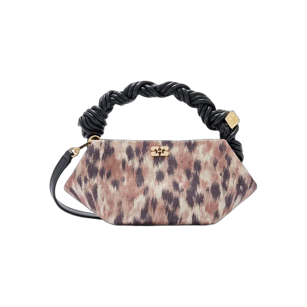 Ganni Mini Bou Bag in Printed Taffeta