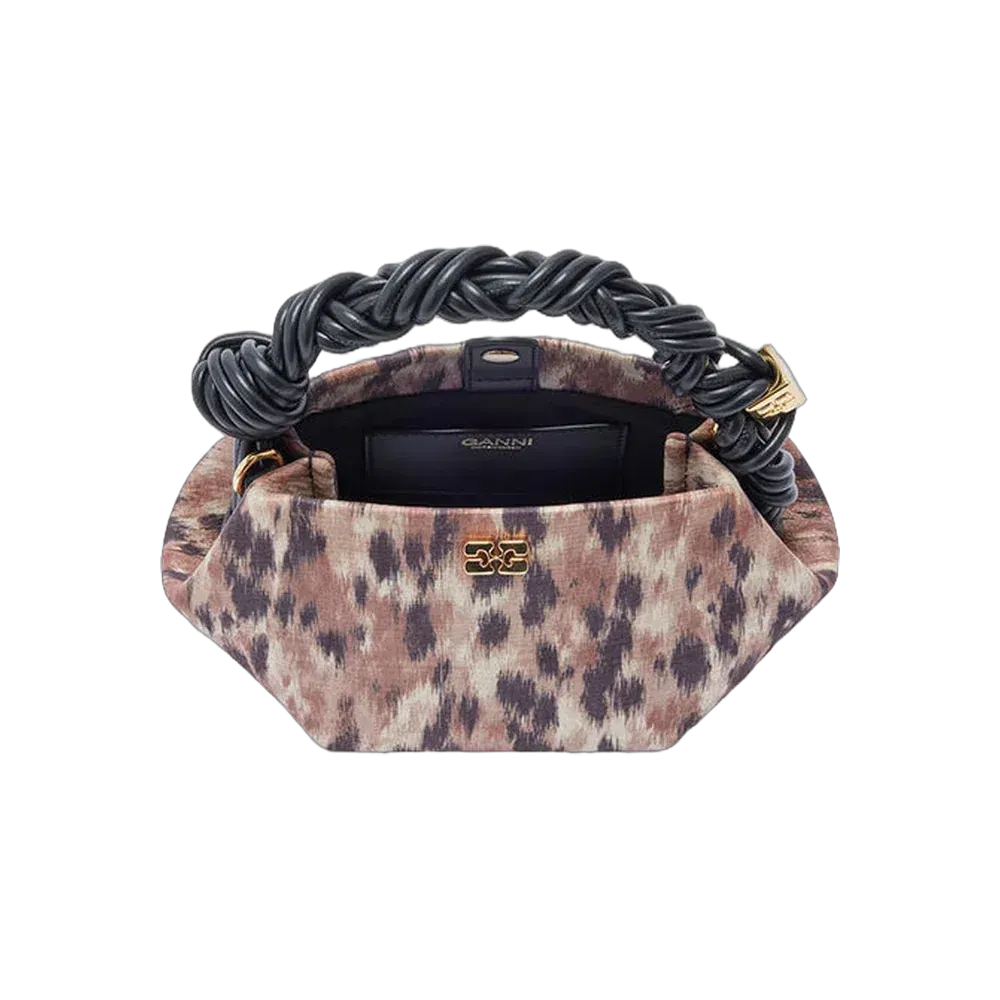Ganni Mini Bou Bag in Printed Taffeta