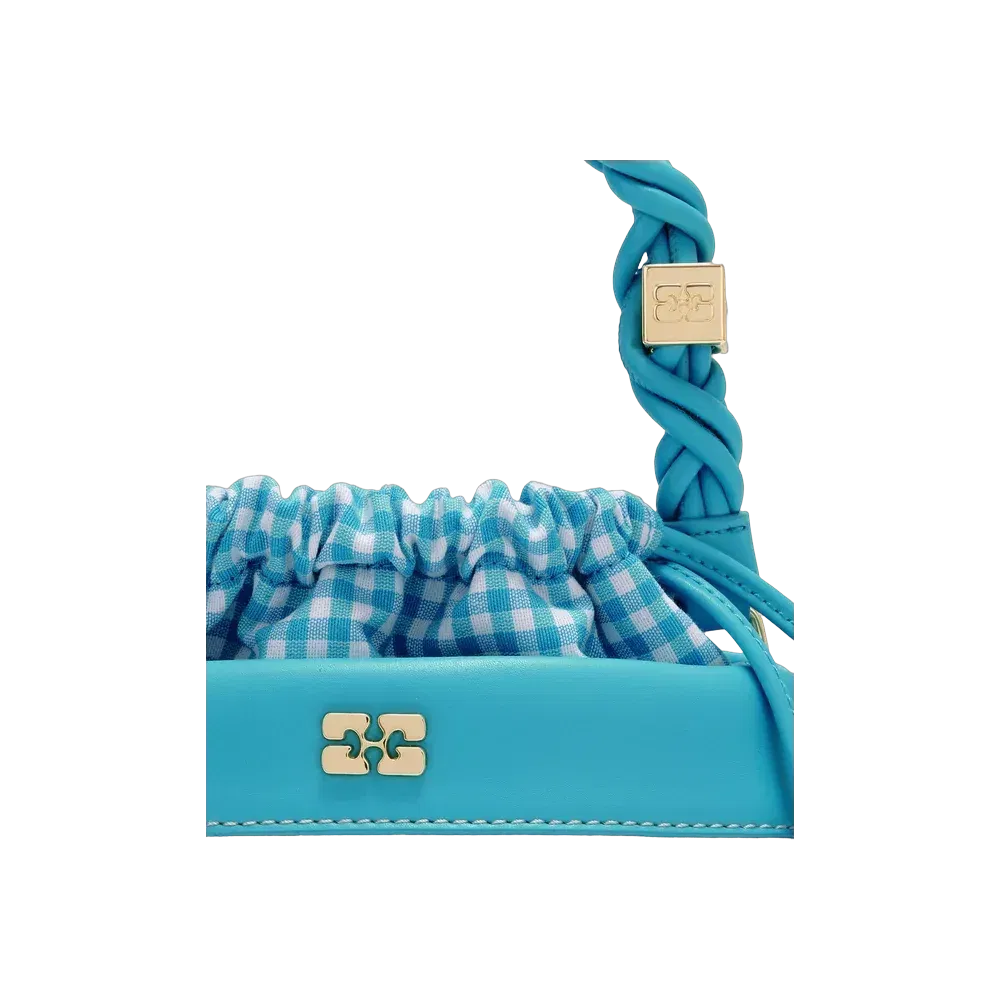 Ganni Bou Bucket Bag in Straw