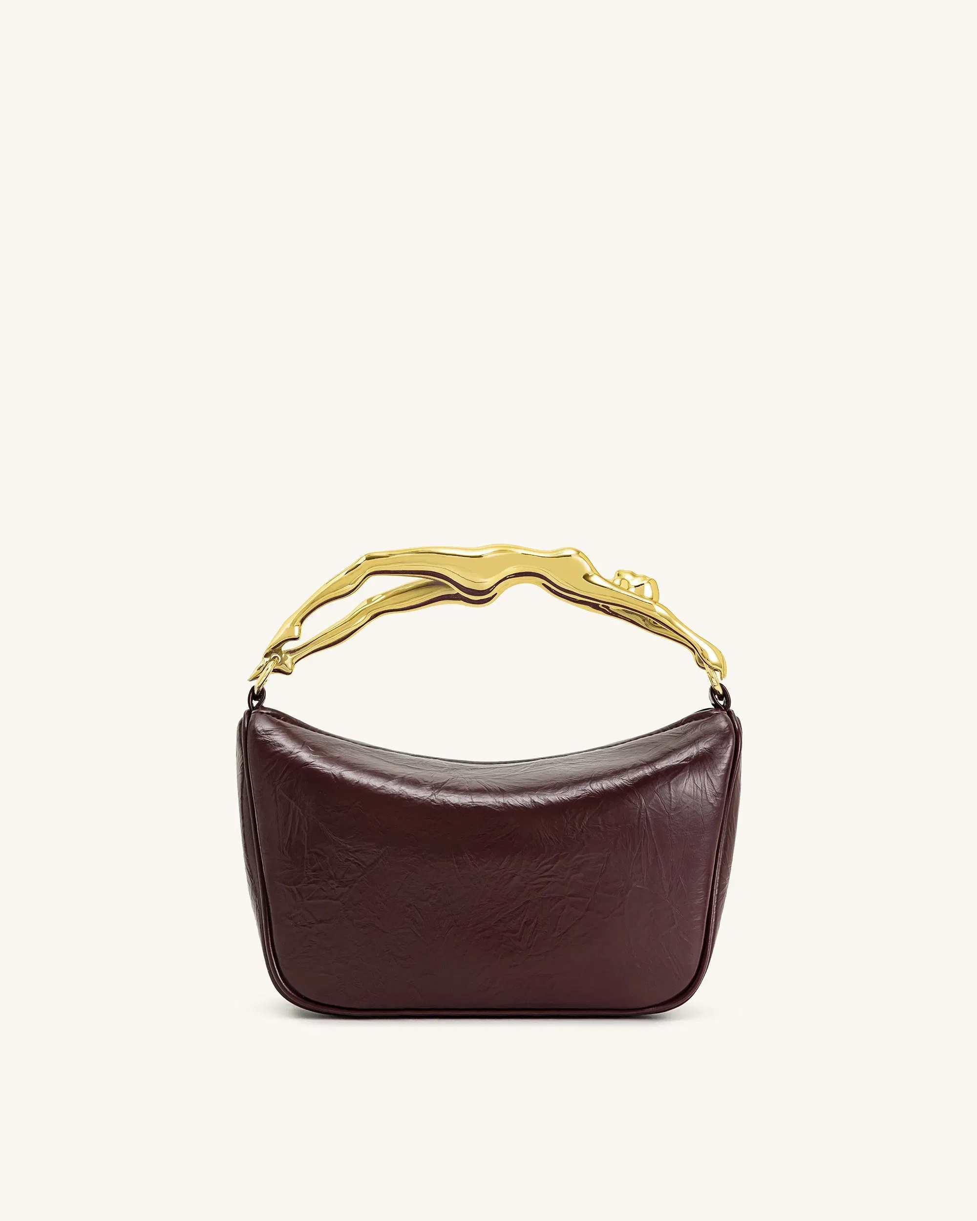 JW PEI Jenny Human shaped Handle Handbag Deep Burgundy