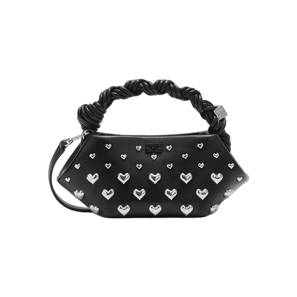 Ganni Mini Bou Bag in Black Studs