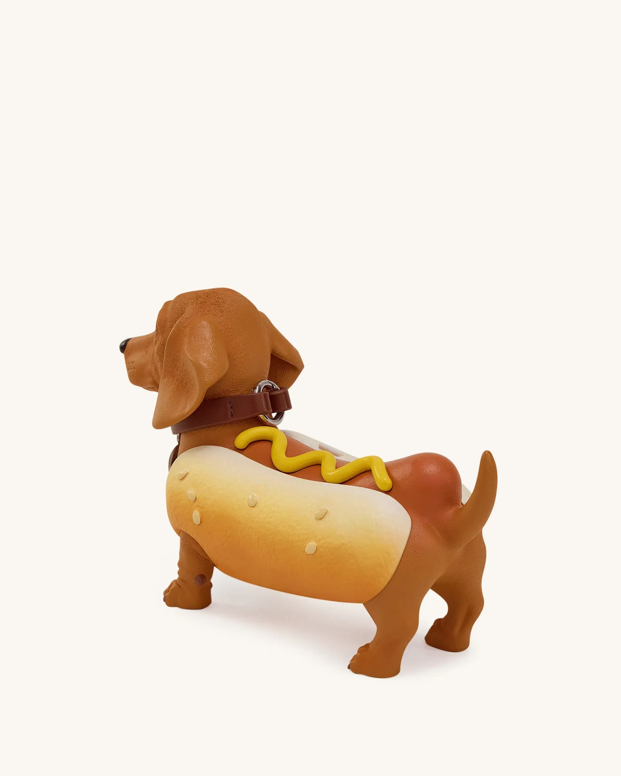 JW PEI Dachshund Hot Dog Bag Brown/Yellow
