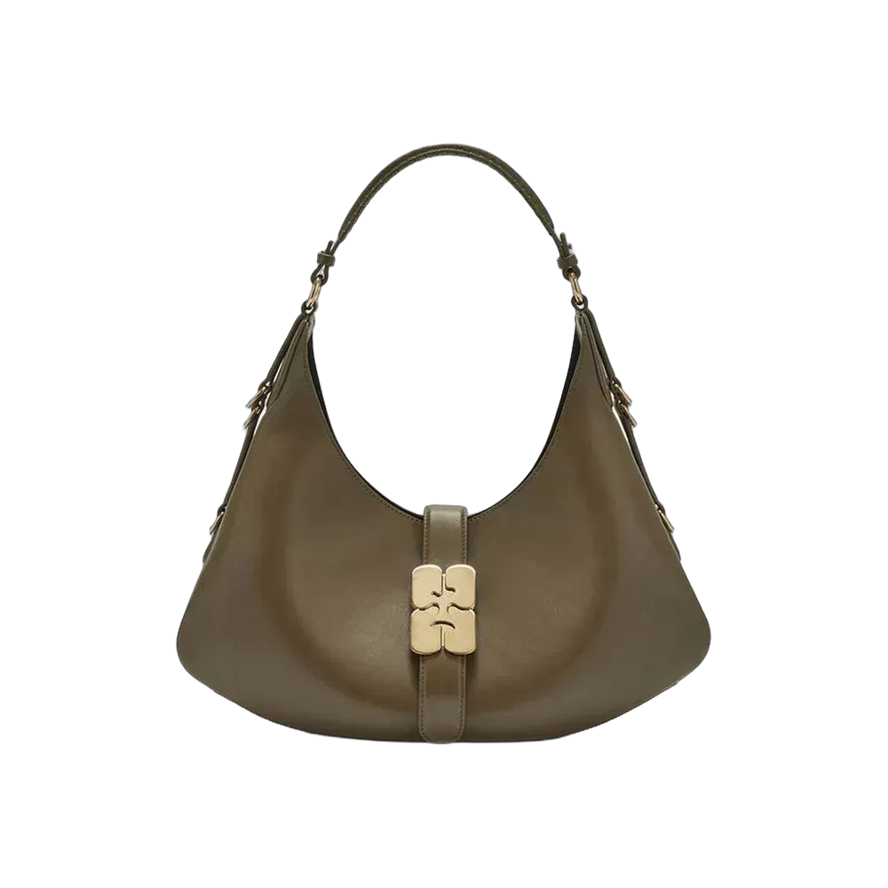 Ganni Small Kat Bag in Green