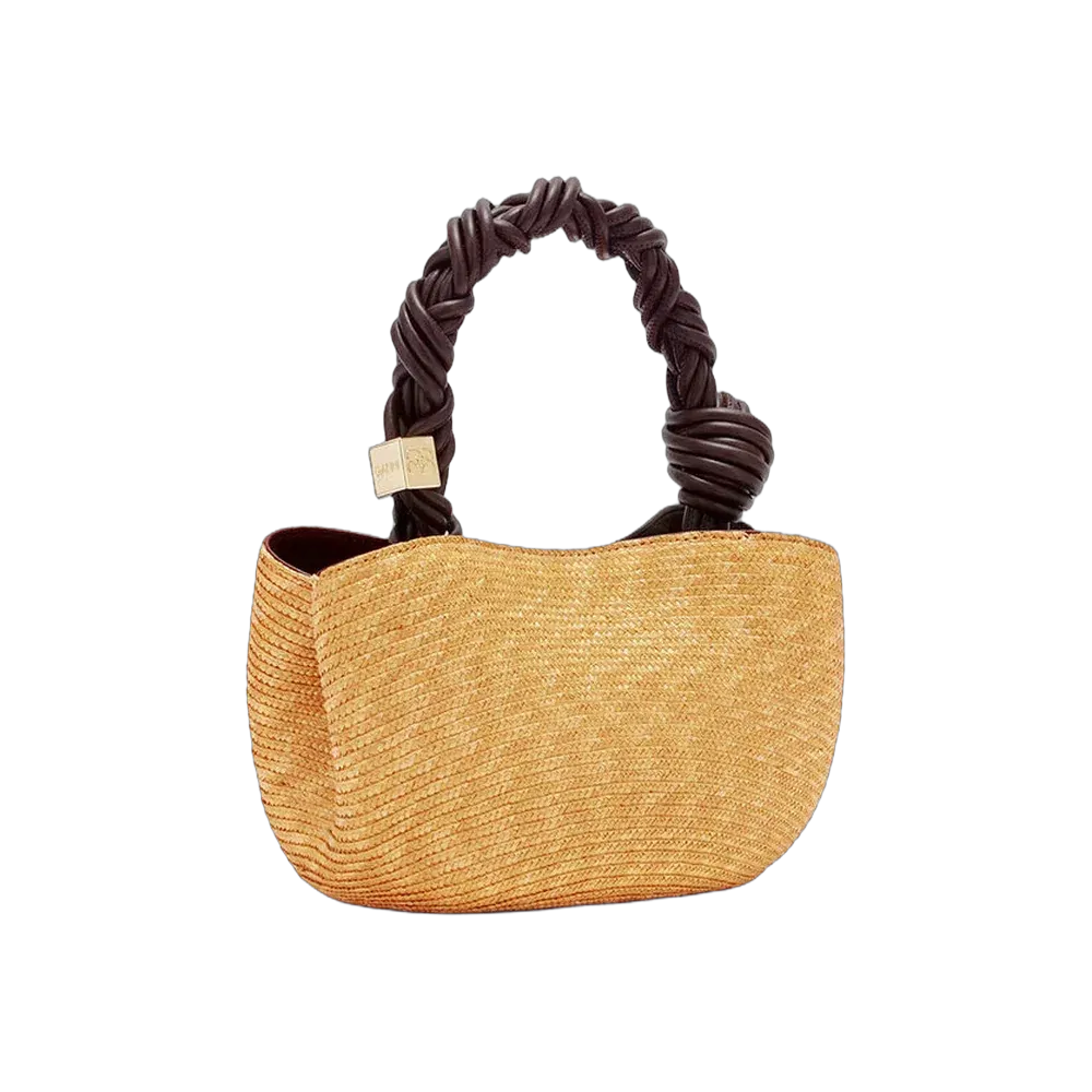 Ganni Mini Bou Bag in Straw