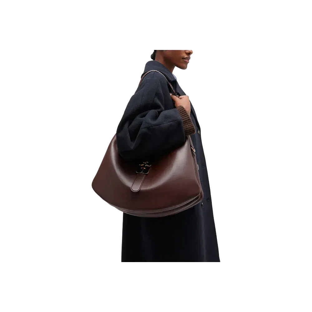Ganni Brown Large Kat Bag