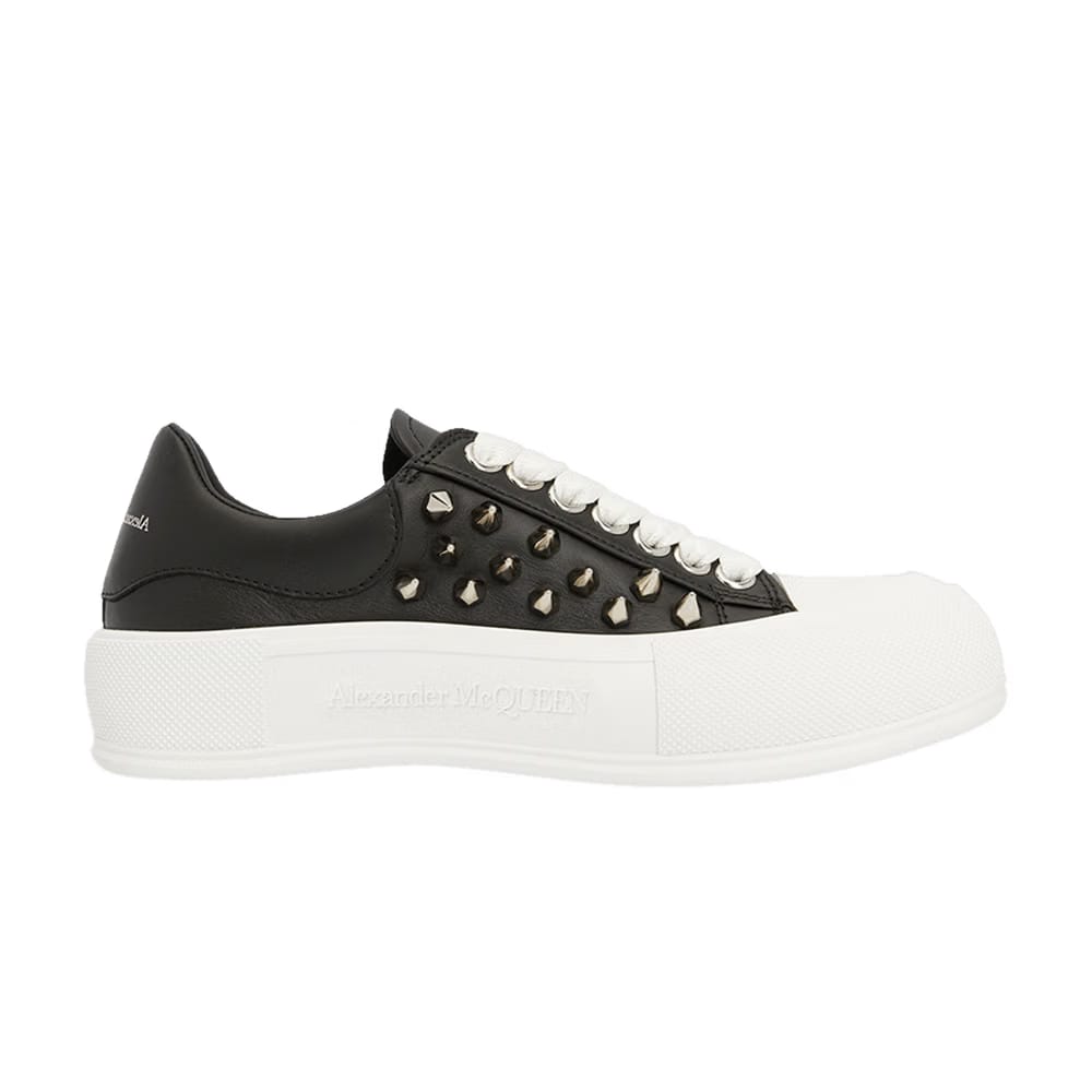 Alexander McQueen Deck Plimsoll Studded - Black