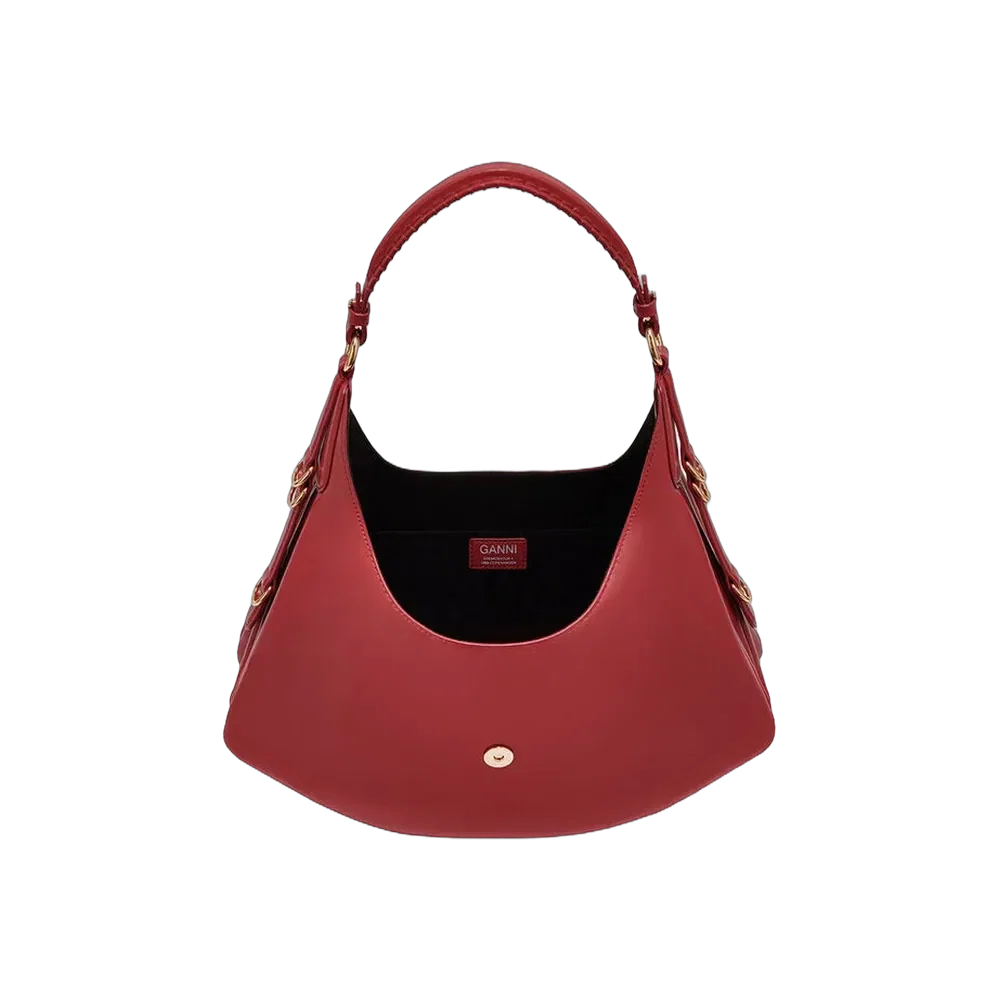 Ganni Red Small Kat Bag