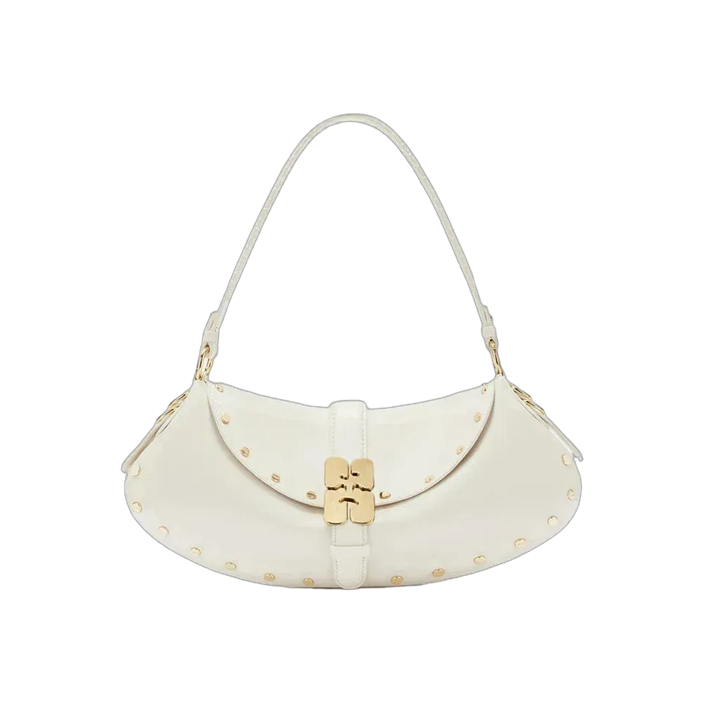 Ganni B-Kat Bag Studs in White