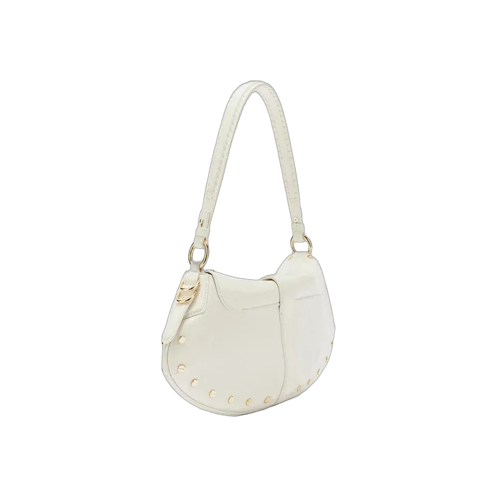 Ganni B-Kat Bag Studs in White